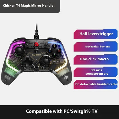 Game Handle Wired Handle Hall Rocker Machine