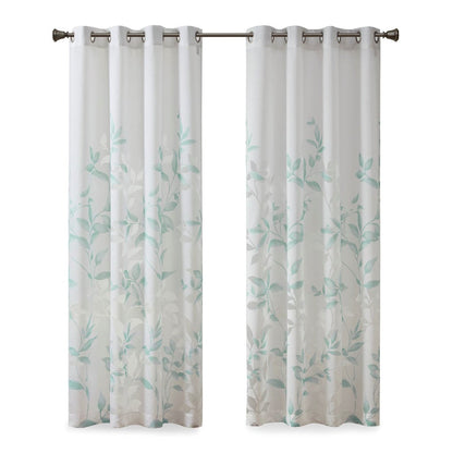 Burnout Printed Curtain Panel (Only 1 Pc Panel)