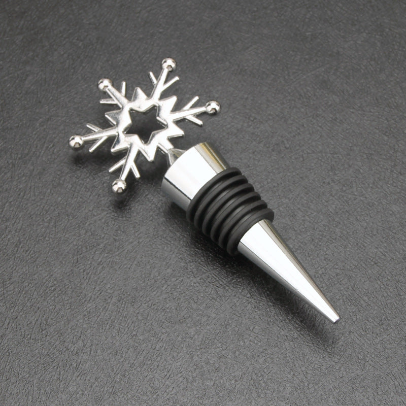 Starfish Heart-Shaped Snowflake Freshness-Sealing Alloy Bottle Stopper