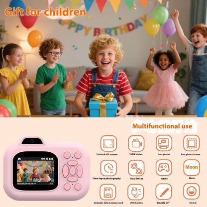 Children's Camera Recording Photography Video Playback Game Photo Sticker