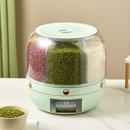 360° Rotating Grain Storage Container