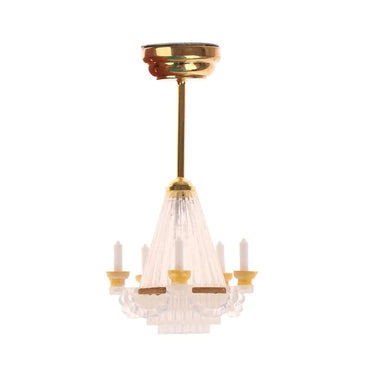LUOZZY Mini LED Dollhouse Chandelier