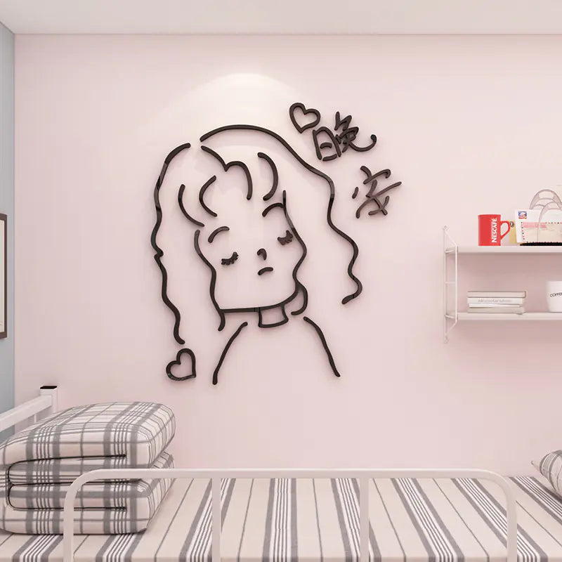 3D Wall Stickers for Bedroom Decor and Makeover