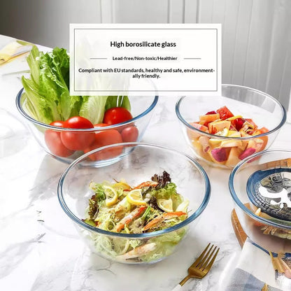 Household High-borosilicate Glass BowlCrystal Glass Instant Noodle Bowl