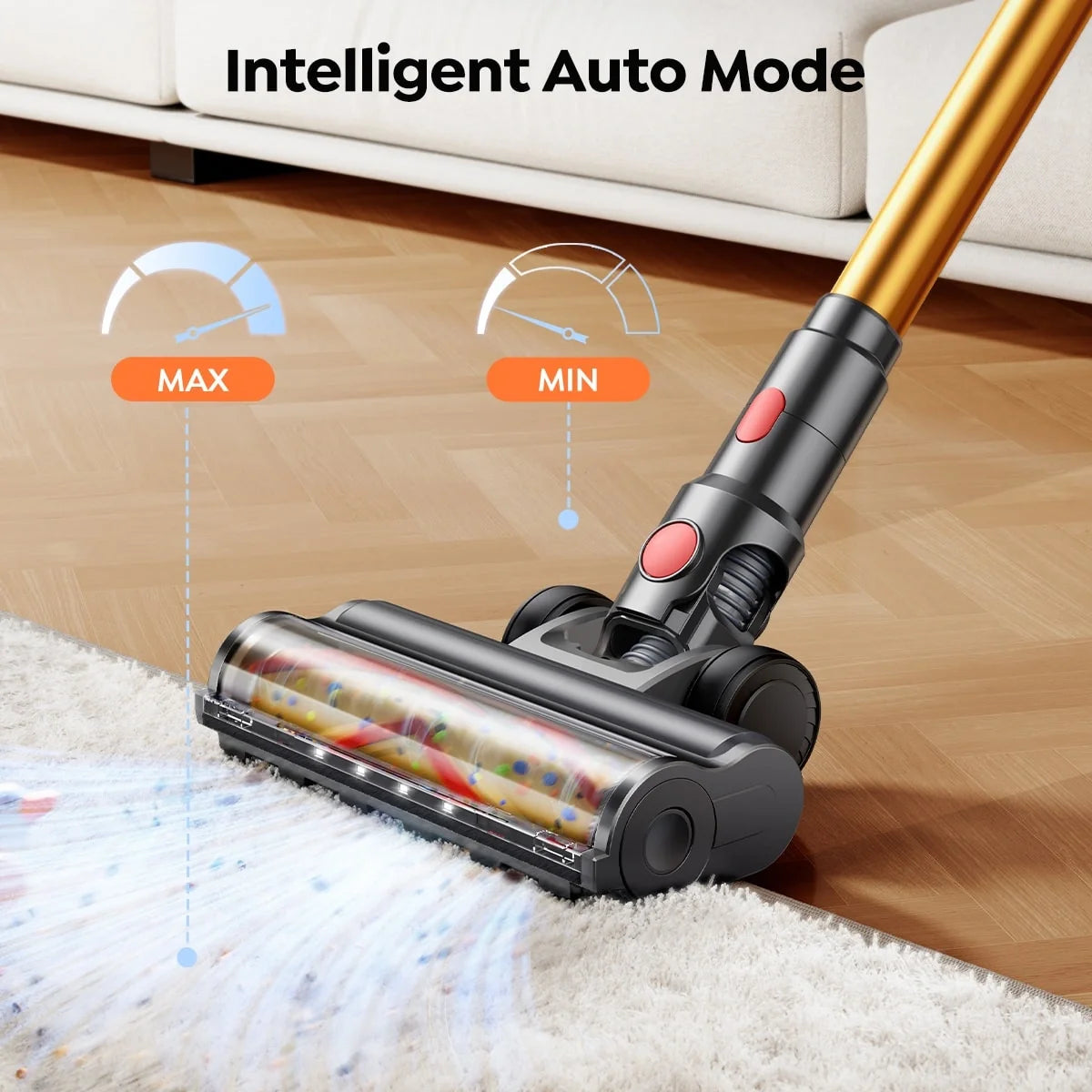 Buture VC90 Cordless Stick Vacuum Cleaner | 650W 55KPA