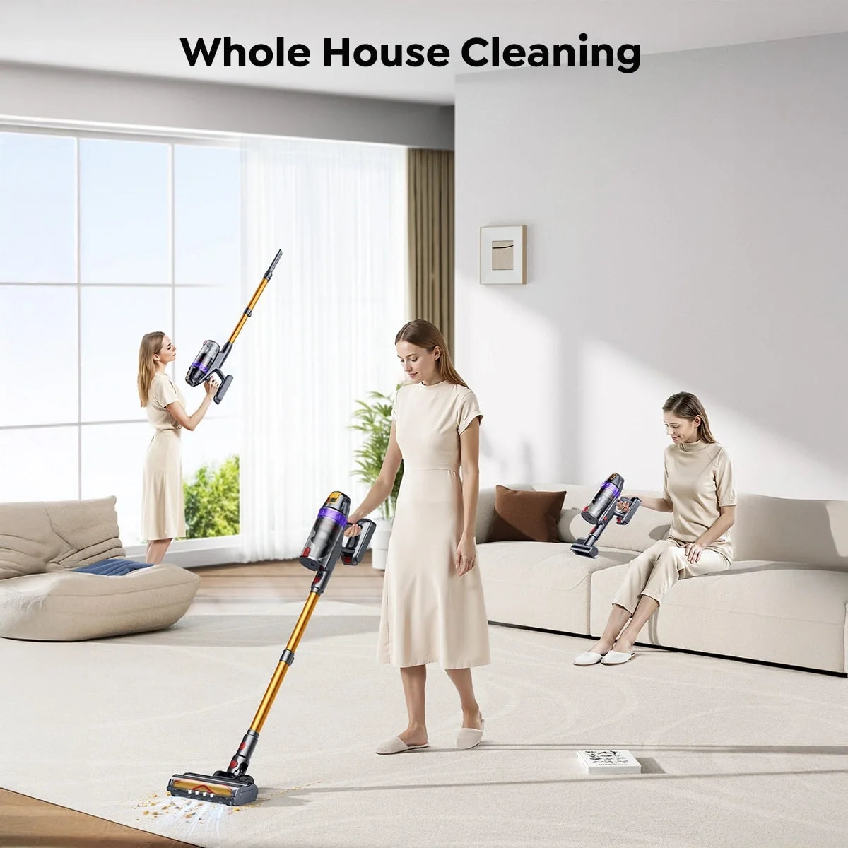 Buture VC90 Cordless Stick Vacuum Cleaner | 650W 55KPA