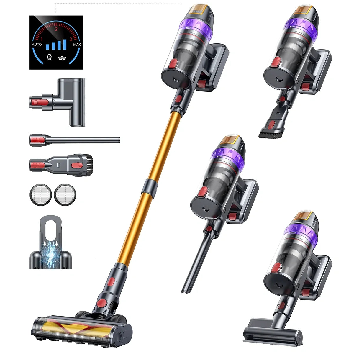 Buture VC90 Cordless Stick Vacuum Cleaner | 650W 55KPA
