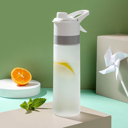 Spray Water Bottle For Girls Outdoor Sport Fitness Water Cup Large Capacity Spray Bottle Drinkware Travel Bottles Kitchen Gadgets