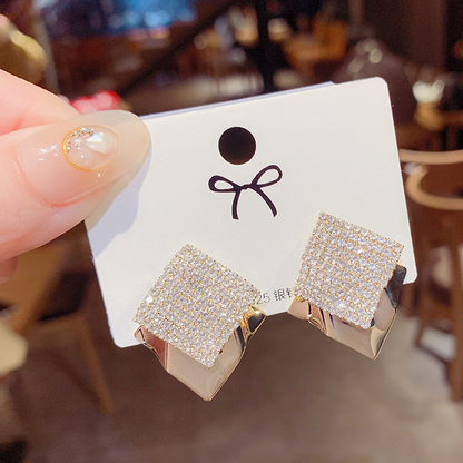 Silver Pin Earrings