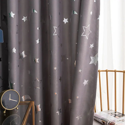 2021 Star and Moon Blackout Curtains for Home Decor