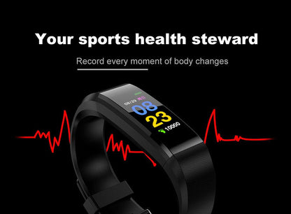 Connected Child Smart Sport Watch For Girls Boys Students Wrist Clock Electronic LED Digital Child Wrist Watch Fitness Tracker With Heart Rate Monitor Waterproof Activity Tracker With Sport Modes Sleep Monitor Fitness Watch With Call SMS Reminder