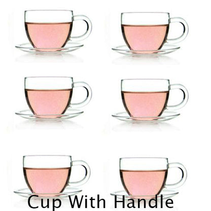 SET of Teapot with infuser + warmer and 6 single layer cups with cup placers