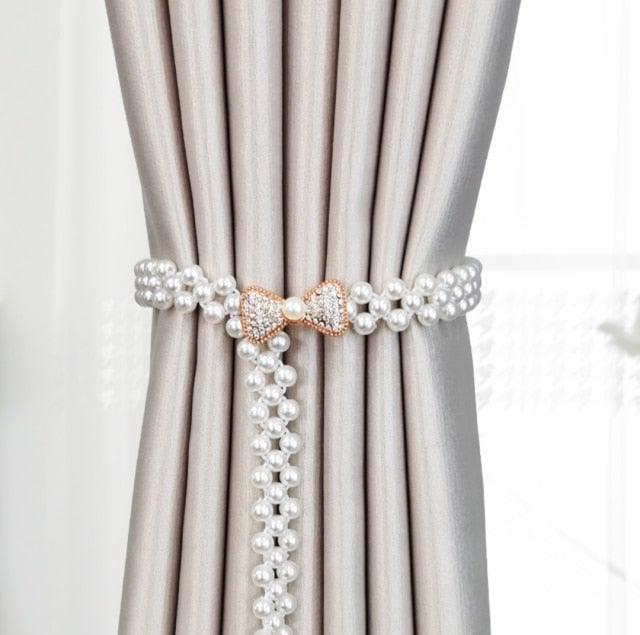 Curtain Tieback High Quality Elastic Holder Hook Buckle Clip Pretty And Fashion Polyester Decorative Home Accessories Modern Simple Style Curtain Tie Backs