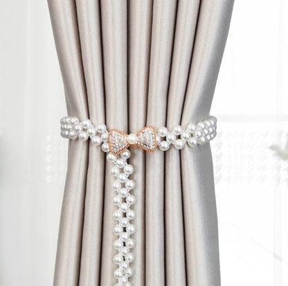 Curtain Tieback High Quality Elastic Holder Hook Buckle Clip Pretty And Fashion Polyester Decorative Home Accessories Modern Simple Style Curtain Tie Backs