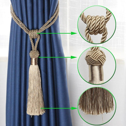 Curtain Tieback Tieback Tassel Tie Backs Decorative Curtain Clips Holdbacks Curtain Accessories For Drape Tassels Curtain Tiebacks Curtain Tassel Tiebacks Hanging Ball Tassel Curtain Hold-Backs Decorative