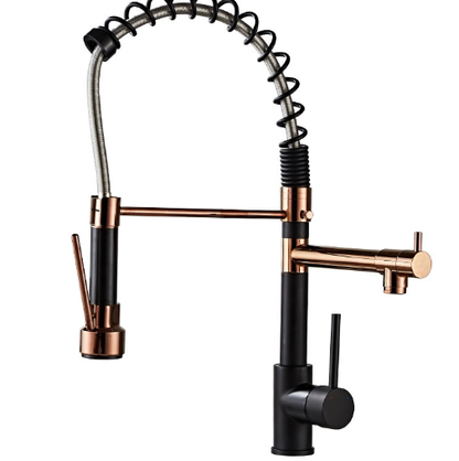Full Copper Pull-out Kitchen Faucet