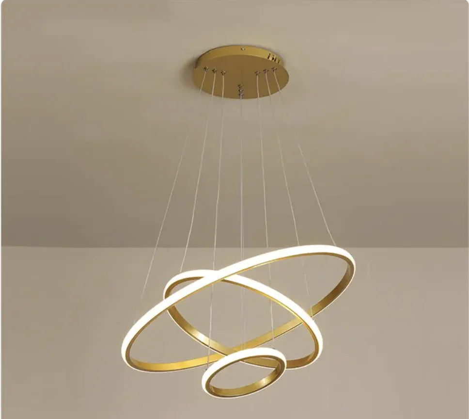 Sleek Smart LED Chandelier