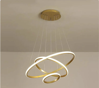 Sleek Smart LED Chandelier