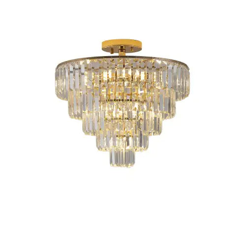Luxury Gold Crystal Chandelier
