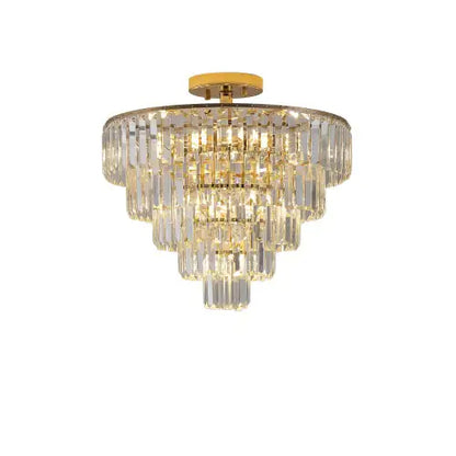 Luxury Gold Crystal Chandelier