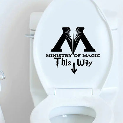 Toilet Wall Stickers, Wall Decals, Toilet Decals