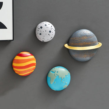 4Piece Space Odyssey Wall Art for Kids