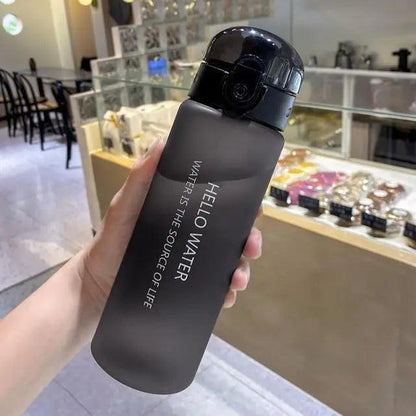 Durable Sports Cup Couple Water Cup Plastic Portable Drink Bottle Tarvel Outdoor Rope Water Bottle Juice Milk Cup Kitchen Water Cup