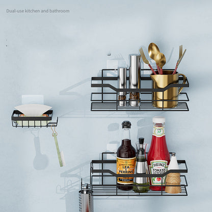 Perforated Mounted Kitchen Wall Shelf