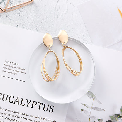 Oval Earrings, Ear Accessories, Drop Earrings