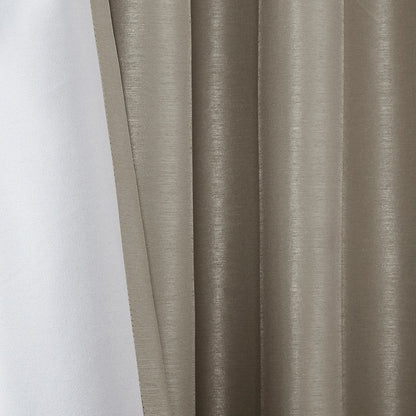Twist Tab Total Blackout Window Curtain Panel Pewter 50x84