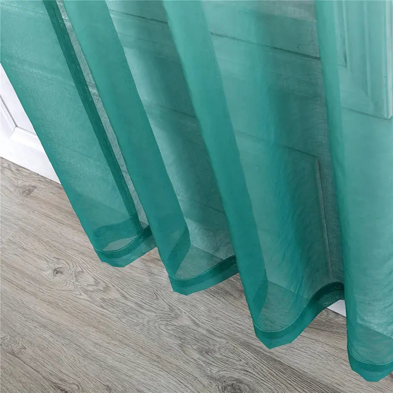 Ombre Extended Yarn Curtains for Living Room Decor
