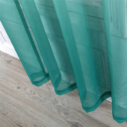 Ombre Extended Yarn Curtains for Living Room Decor