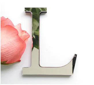 3D Acrylic Mirror Letter Wall Stickers for Decor