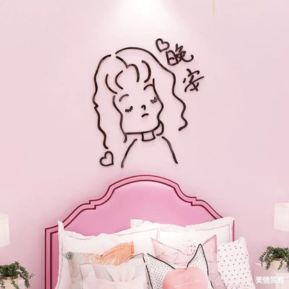 3D Wall Stickers for Bedroom Decor and Makeover