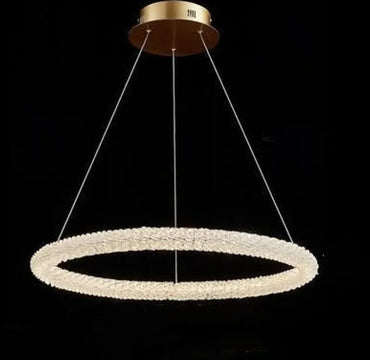 Luxe Crystal Halo Chandelier