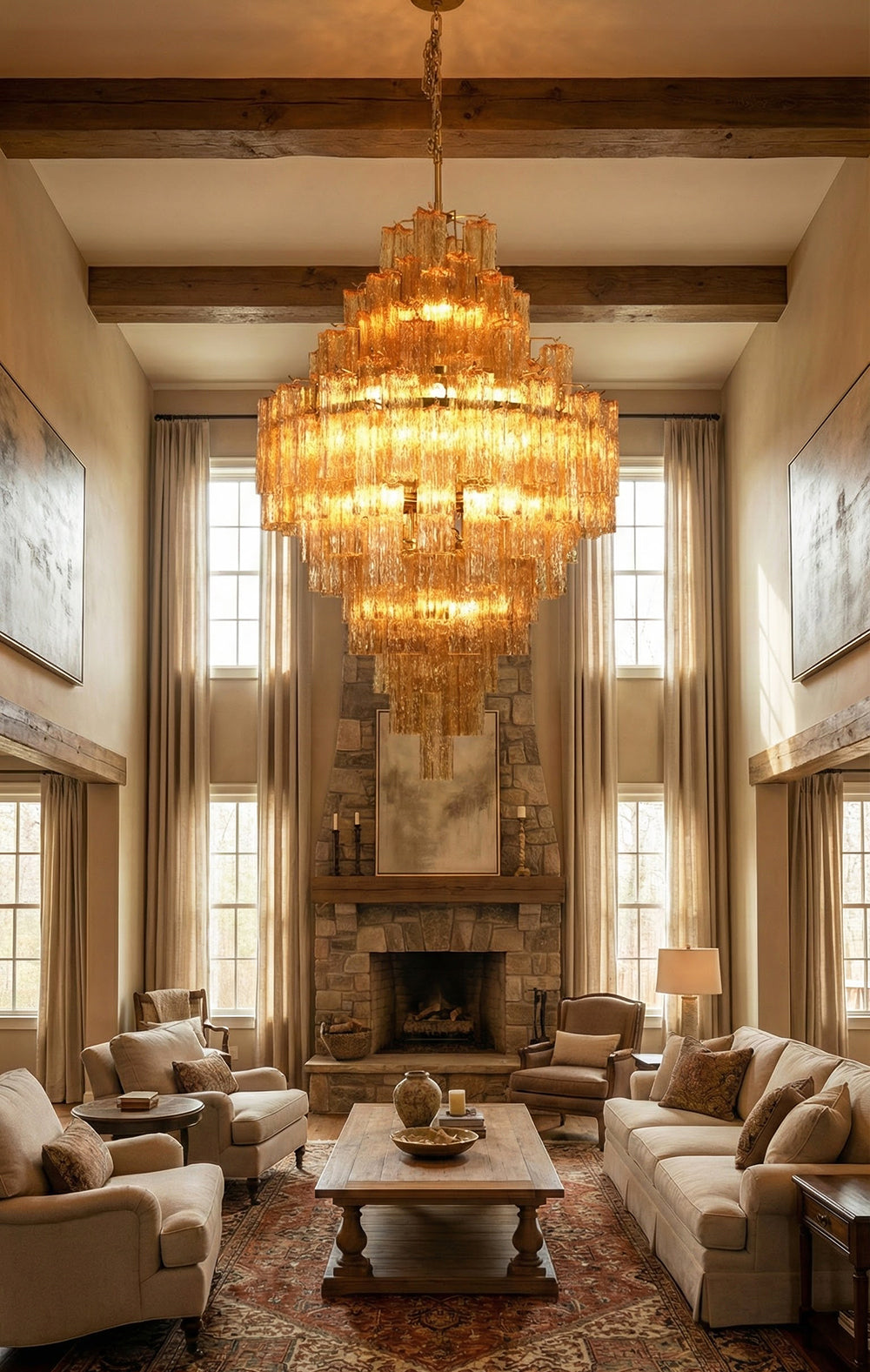 Diamond Starburst Addis Chandelier