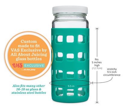 Geometric Cube Silicone Bottle Sleeves Set, for 16oz Bottles