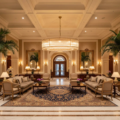 Grand Fluted Glass Tier Chandelier