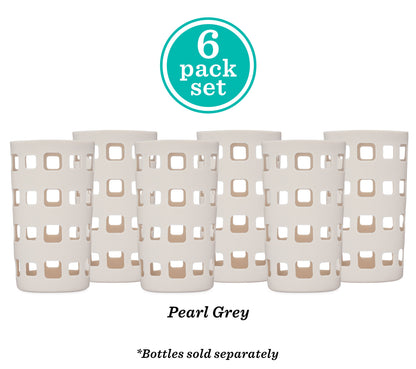 Geometric Cube Silicone Bottle Sleeves Set, for 16oz Bottles