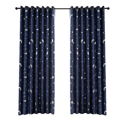 2021 Star and Moon Blackout Curtains for Home Decor