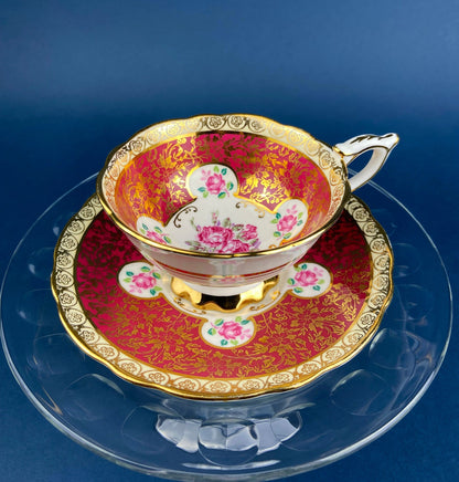 Vintage Teacup, Coffee Cup and Saucer by Royal Grafton. Fine Bone China Made in England.
