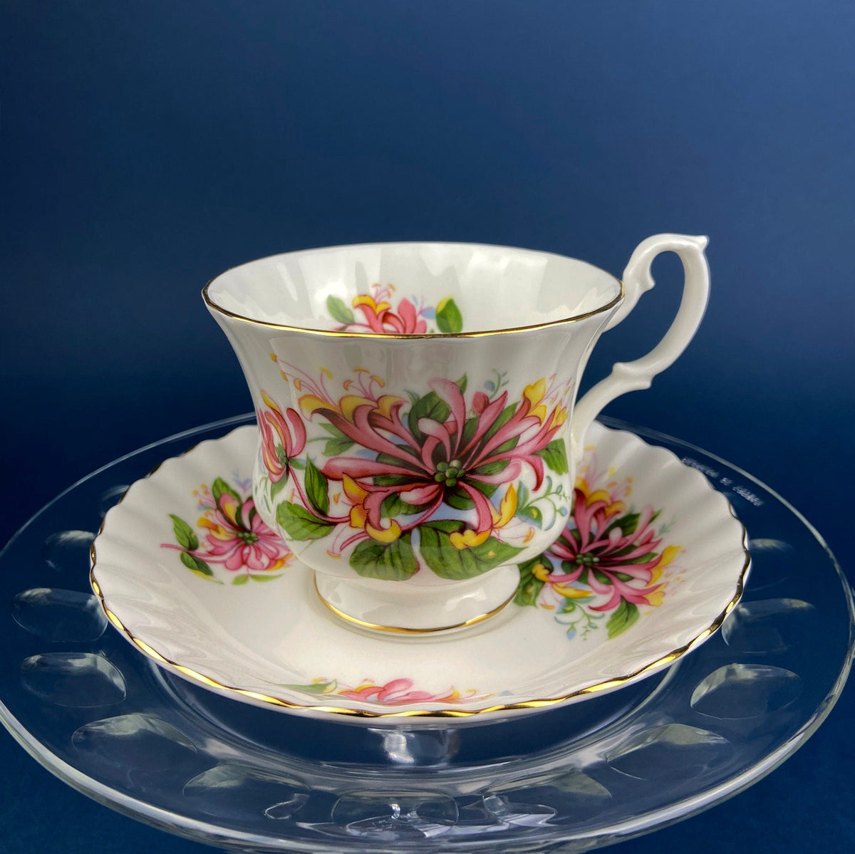 Vintage Royal Albert Tea Cup and Saucer, Sweetheart Roses, Fine Bone China