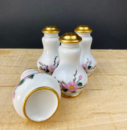 Eschenbach Baronet China Serving Set. Sauce Boat, Three Oval Platters, Egg Cup and Four Shakers with Tray. Germany. Holiday Celebration.