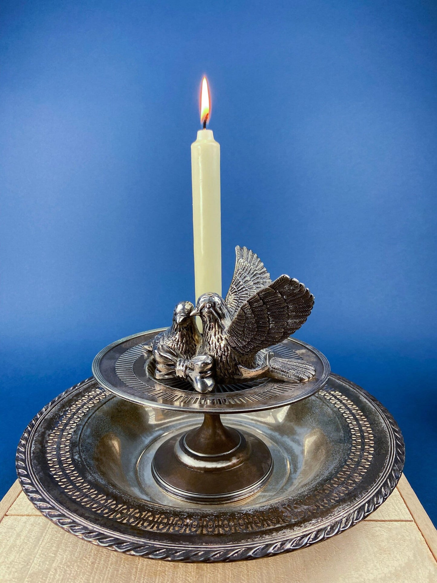 Victorian Silver Plated Fruit Pedestal with Handle. Bridal Basket. Stunning Butterflies & Flowers Relief. Table Holiday Centerpiece.