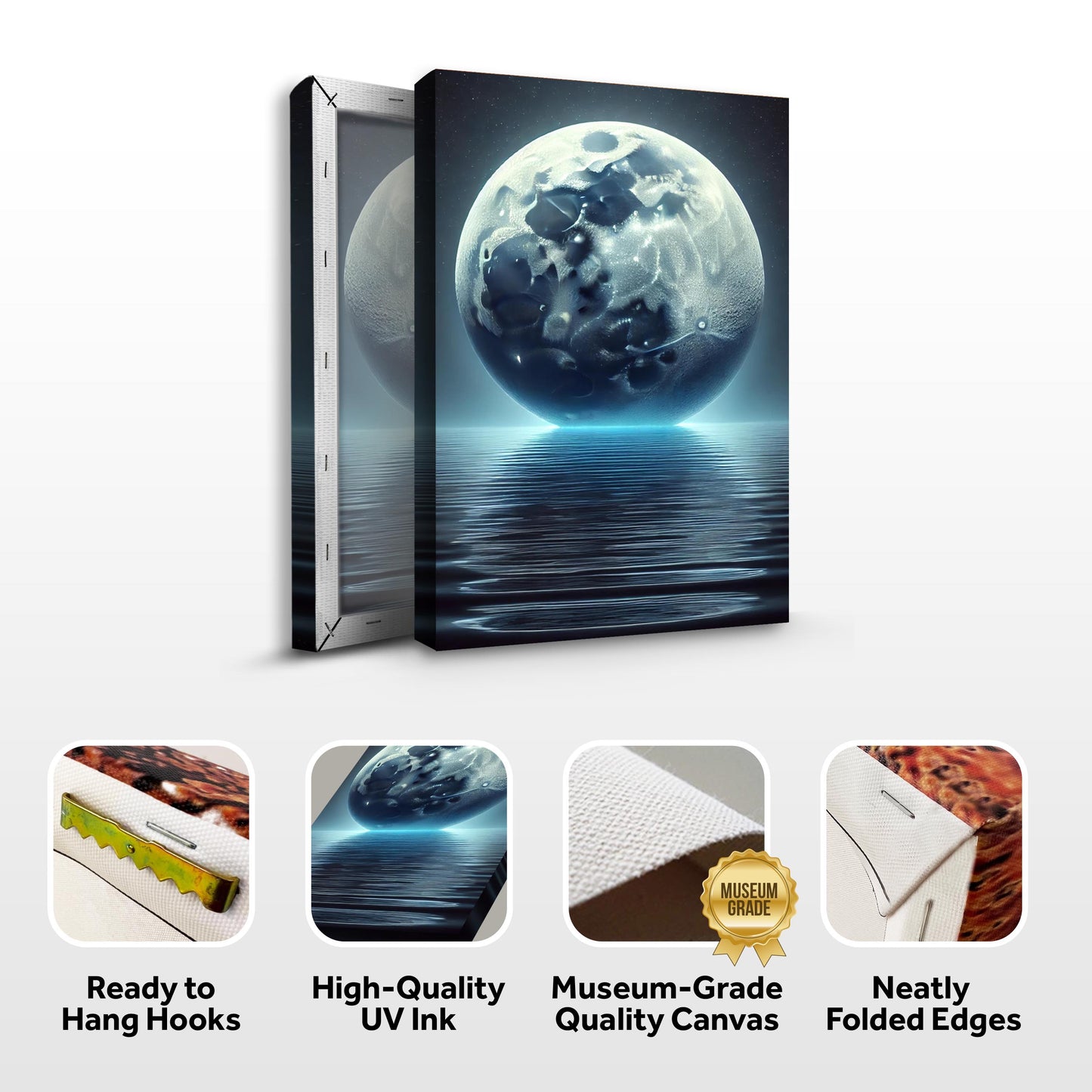 Lunar Glow Abstract Wall Art