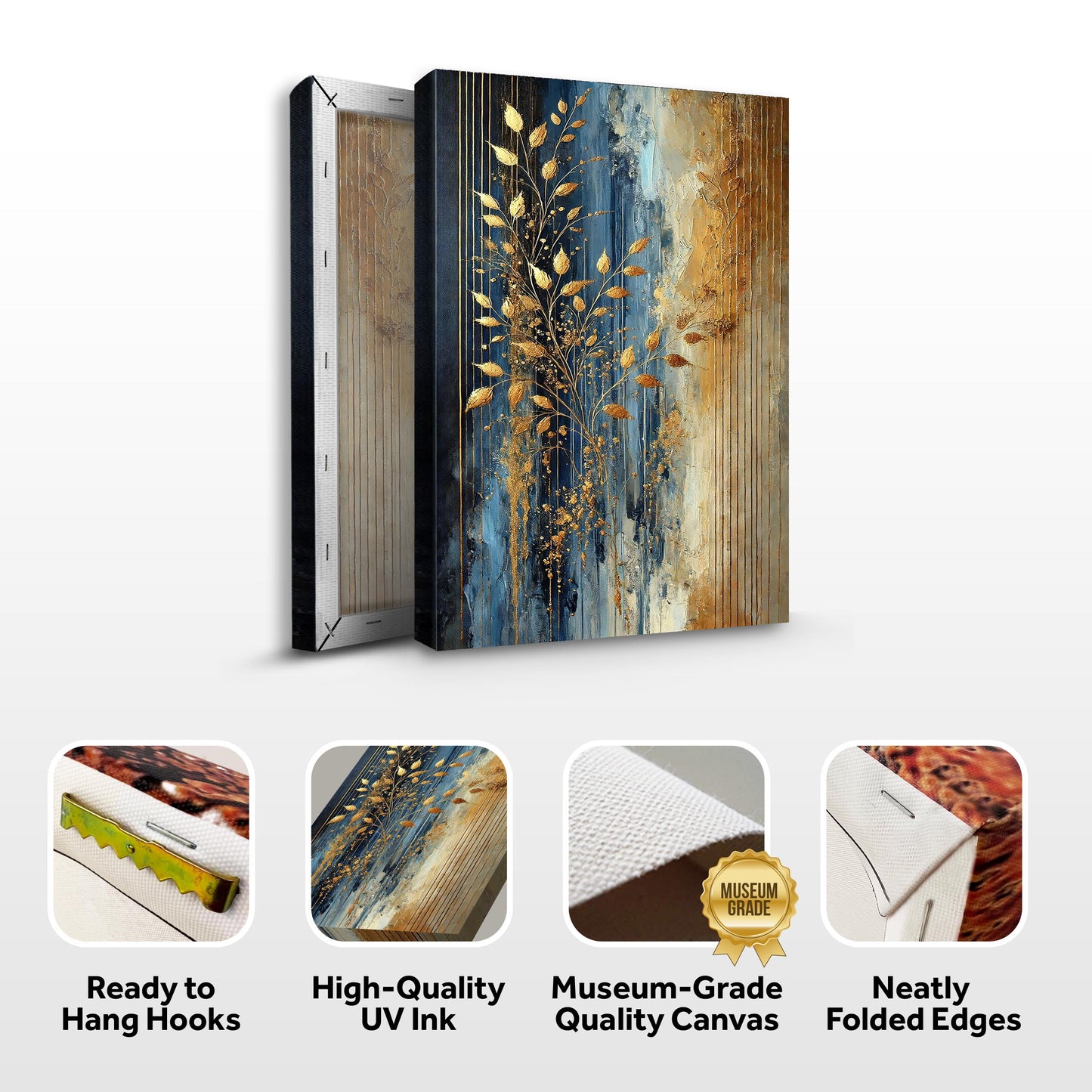 Gold Leaf Essence Wall Art