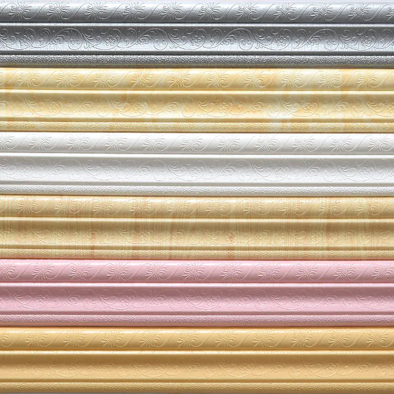 Self-Adhesive 3D Wall Trim and Baseboard Decor
