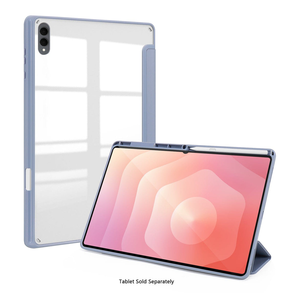 Samsung Galaxy Tab S11 Ultra Case - Folio Slim, Transparent Back | Venture Series