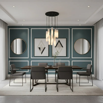 Clustered Alabaster Cylinder Lux Chandelier