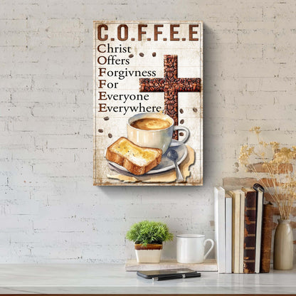 Fueled by Faith & Coffee IV Sign